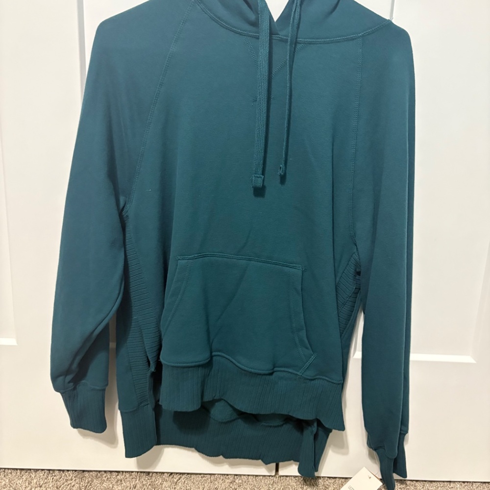 Green hoodie